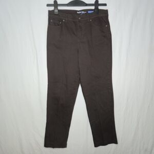 Style & Co. Ladies Easyfit Brown Denim Pants Zipper Front Size 6P